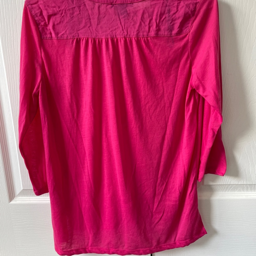 H&M pink Henley - Picture 4 of 4